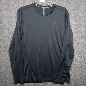 Ten Thousand Mens Long Sleeve Run Free Association Performance Shirt Grey L